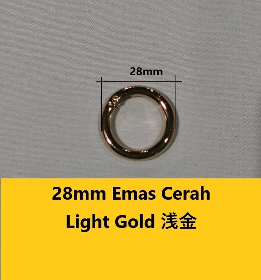 28mm Emas Cerah