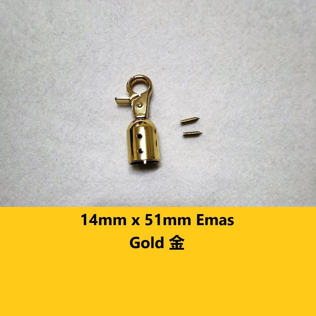 14mm x 51mm Emas