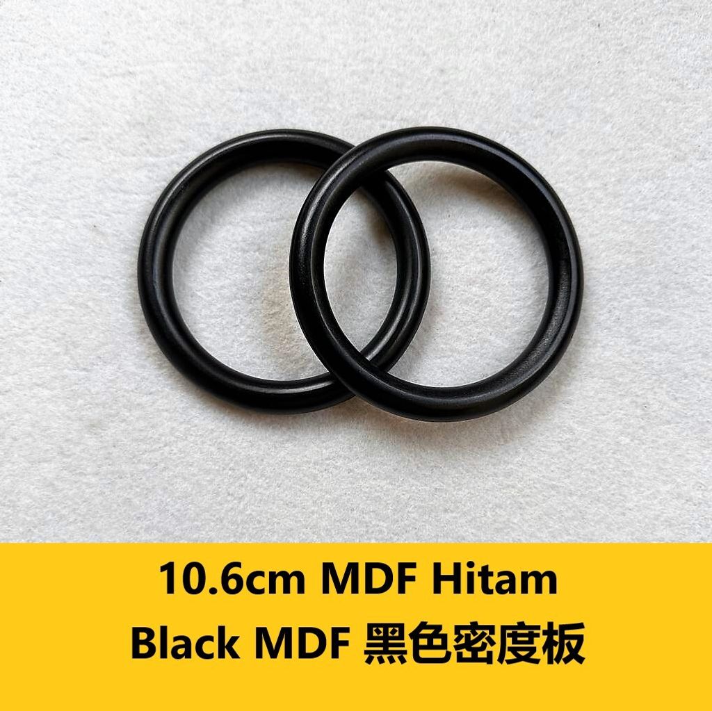 10.6cm MDF Hitam