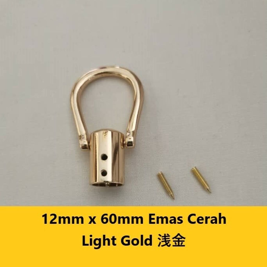 12mmx60mm Emas Cerah