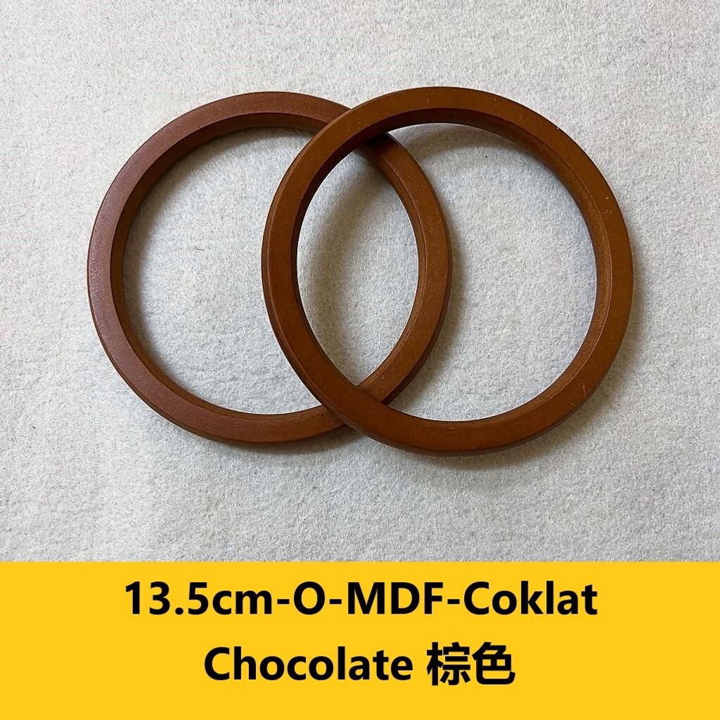 14cm O MDF Coklat 棕色