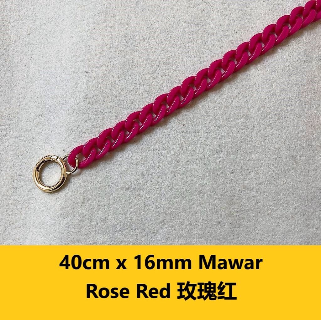 40cmx16mm Mawar 玫瑰红