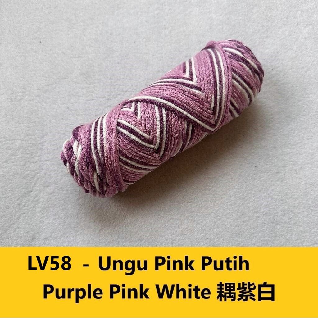 LV 58 Ungu Pink Putih