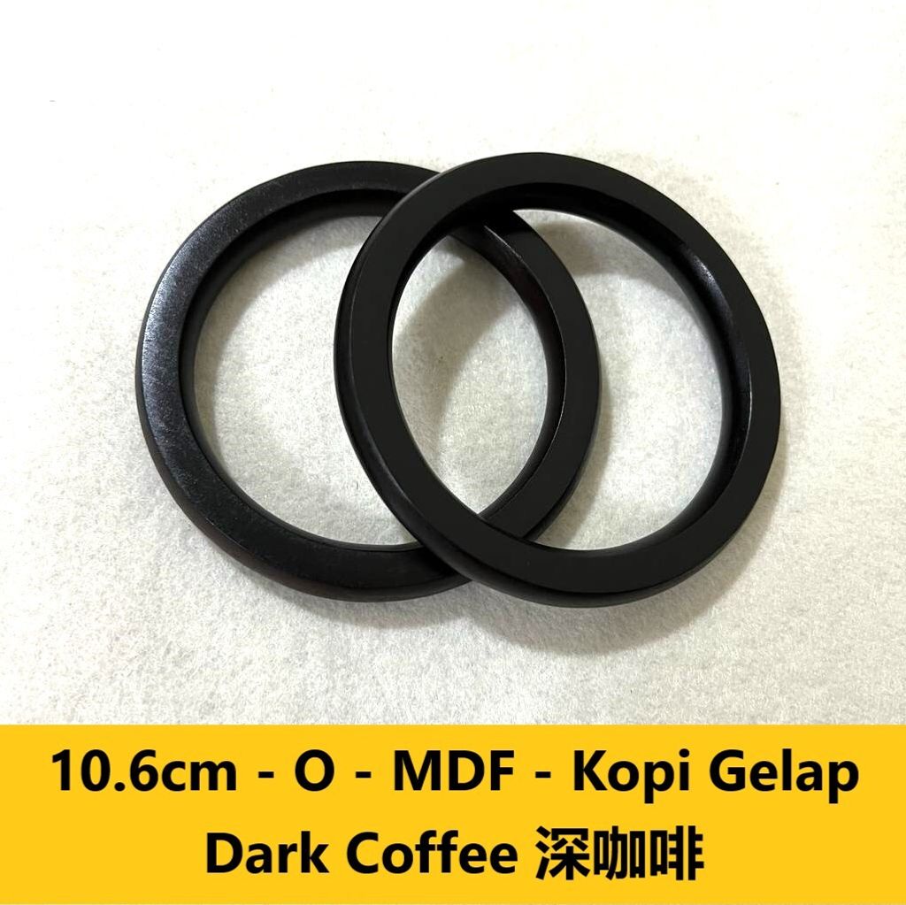 10.6cm O MDF Kopi Gelap 深咖啡