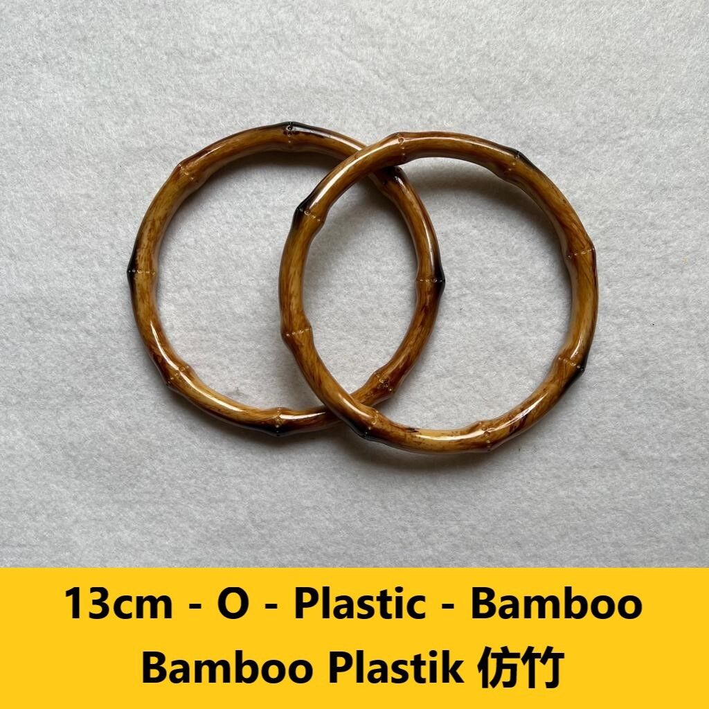 13cm O Plastik Bamboo
