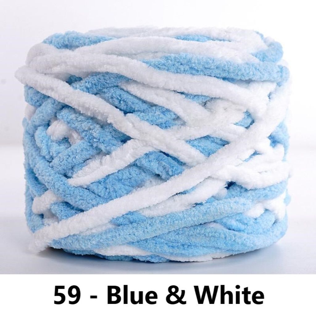 59 Blue & White