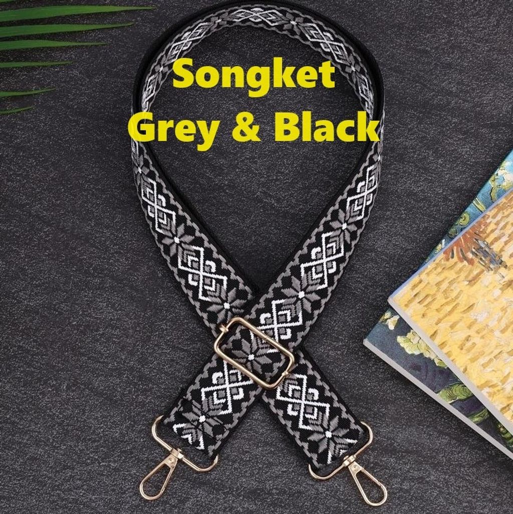 Songket Grey Hitam 1