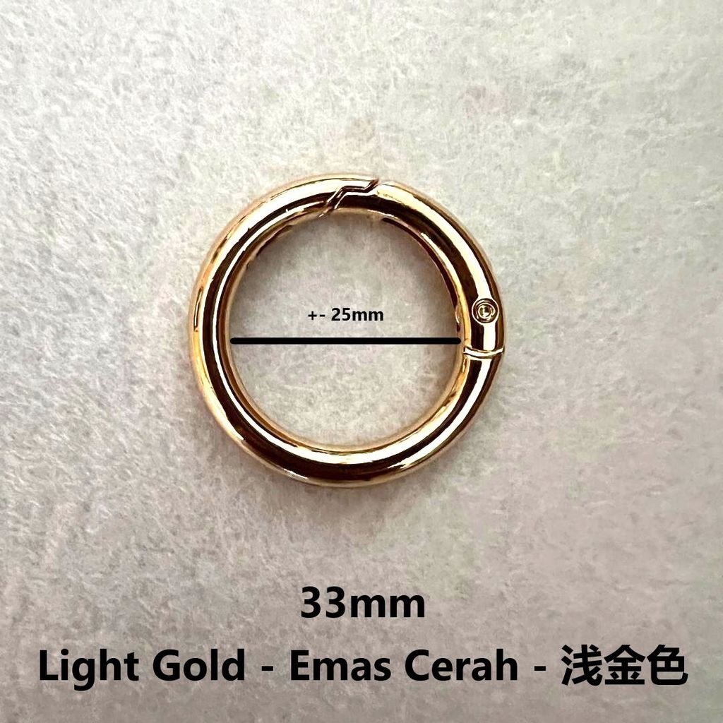 33mm Emas Cerah