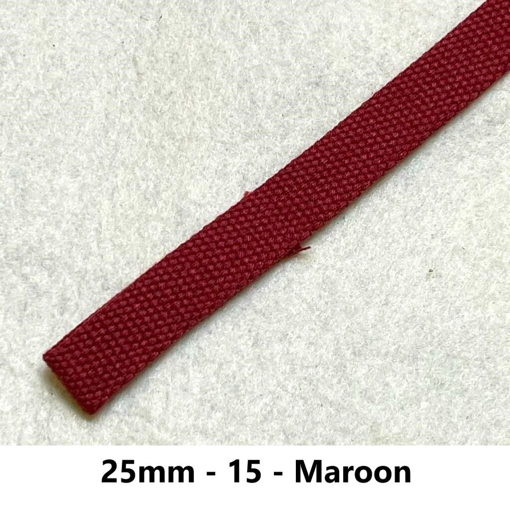 25mm - 15 - Maroon