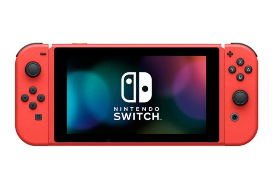NS: Nintendo Switch V2 Mario Red & Blue (Maxsoft 1 Warranty