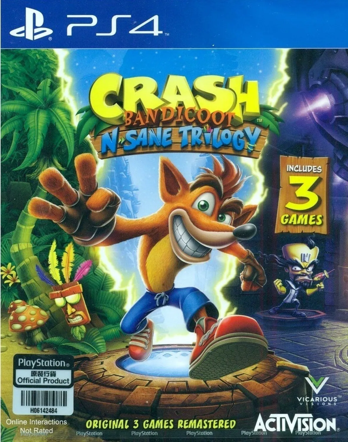 Ps4 Crash Bandicoot N Sanetrilogy R3 Eng Jpn Game Wiz Enterprise