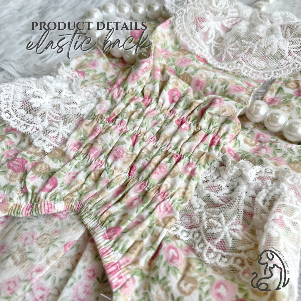 floral print laced dress 3