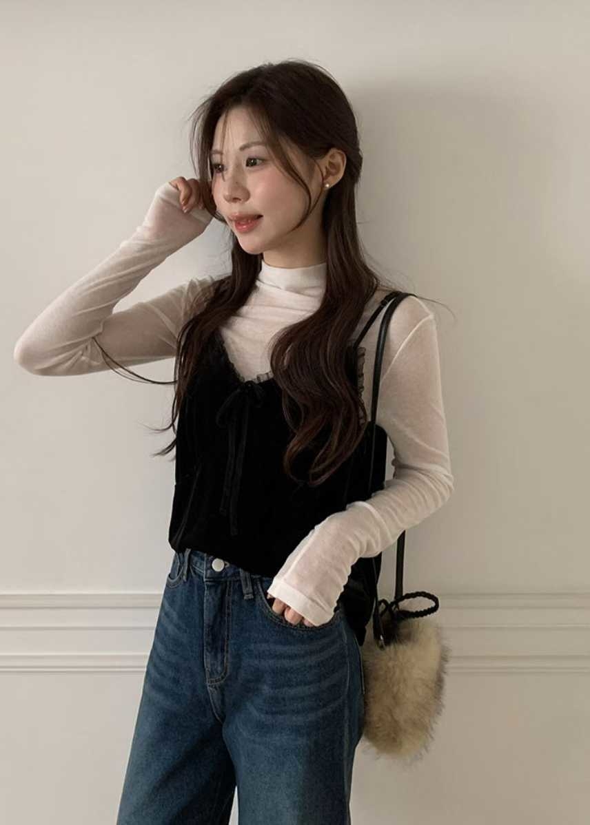 LINE_ALBUM_25fw 絲絨荷葉邊無袖襯衫 9501180_260106_1