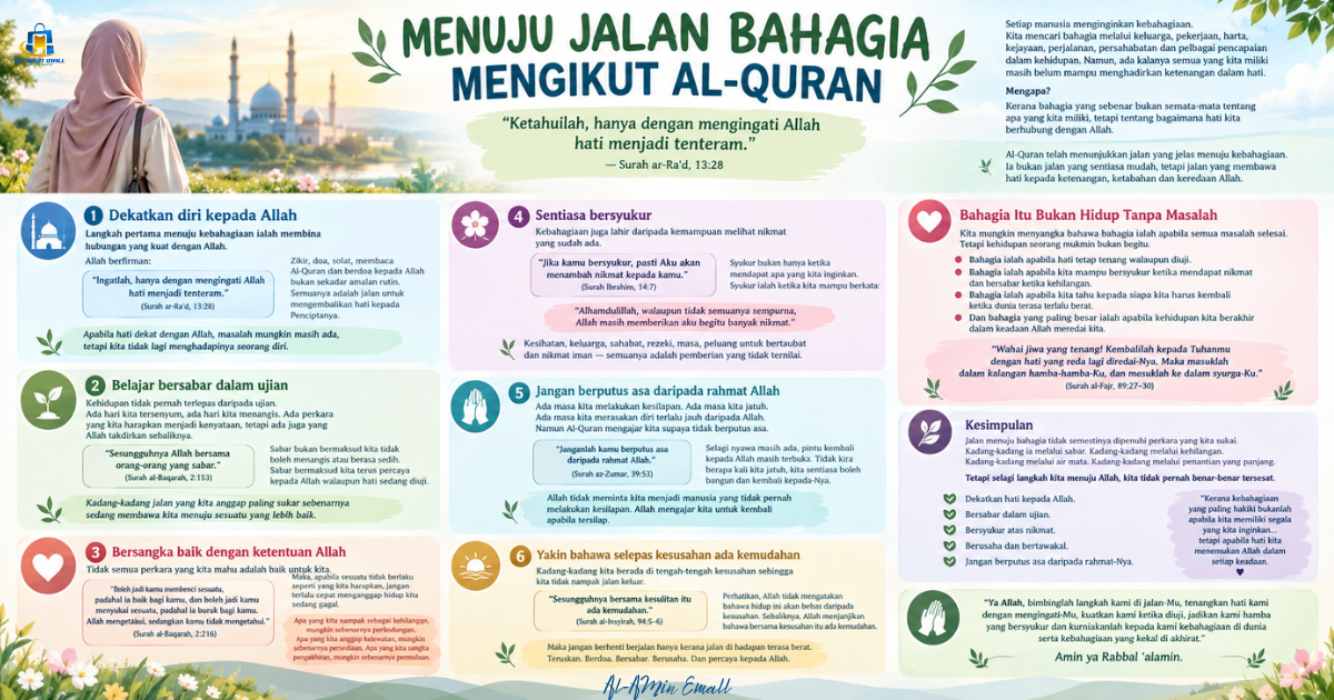 🌿 MENUJU JALAN BAHAGIA MENGIKUT AL-QURAN