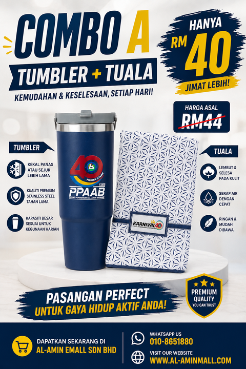 COMBO A- TUMBLER + TOWEL
