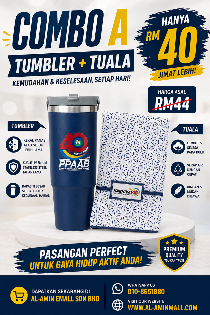 COMBO A- TUMBLER + TOWEL