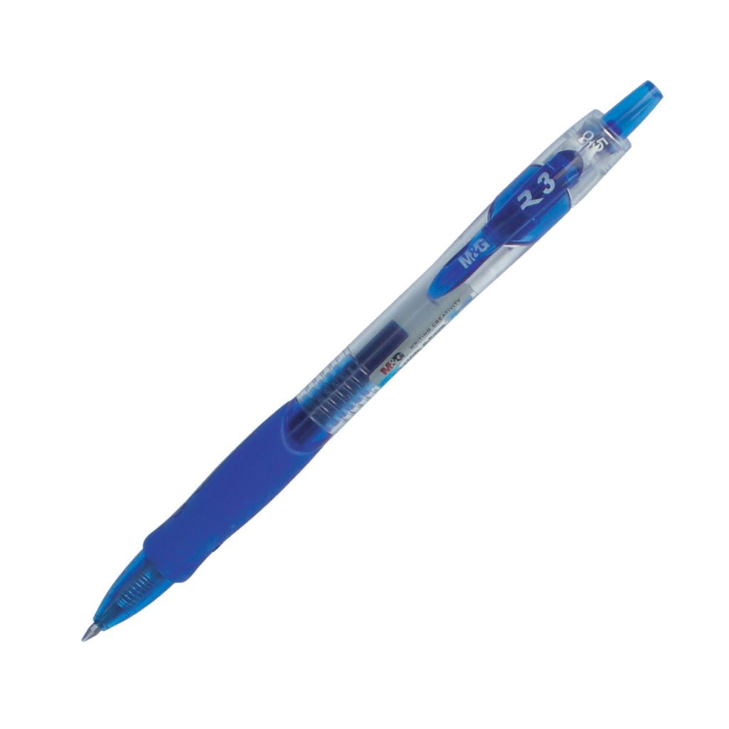 m&g gel pen blue