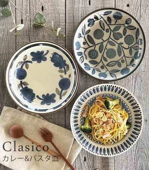 日本製-美濃燒-Classico-復古瓷器餐具系列--餐盤--馬克杯-湯盤餐具-(14)