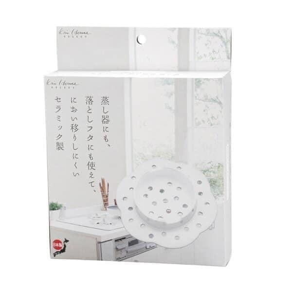 日本陶瓷兩用蒸架盤 (4)