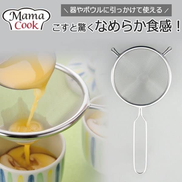 日本製【下村企販Shimomura】Mama Cook餐具18-8不銹鋼餐具三角錐型湯汁過濾杓餐具-日本製餐具 (2)