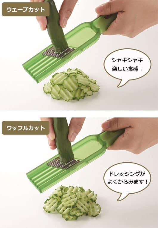 日本餐具【曙產業】日本製小黃瓜波型刨片器餐具 (5)