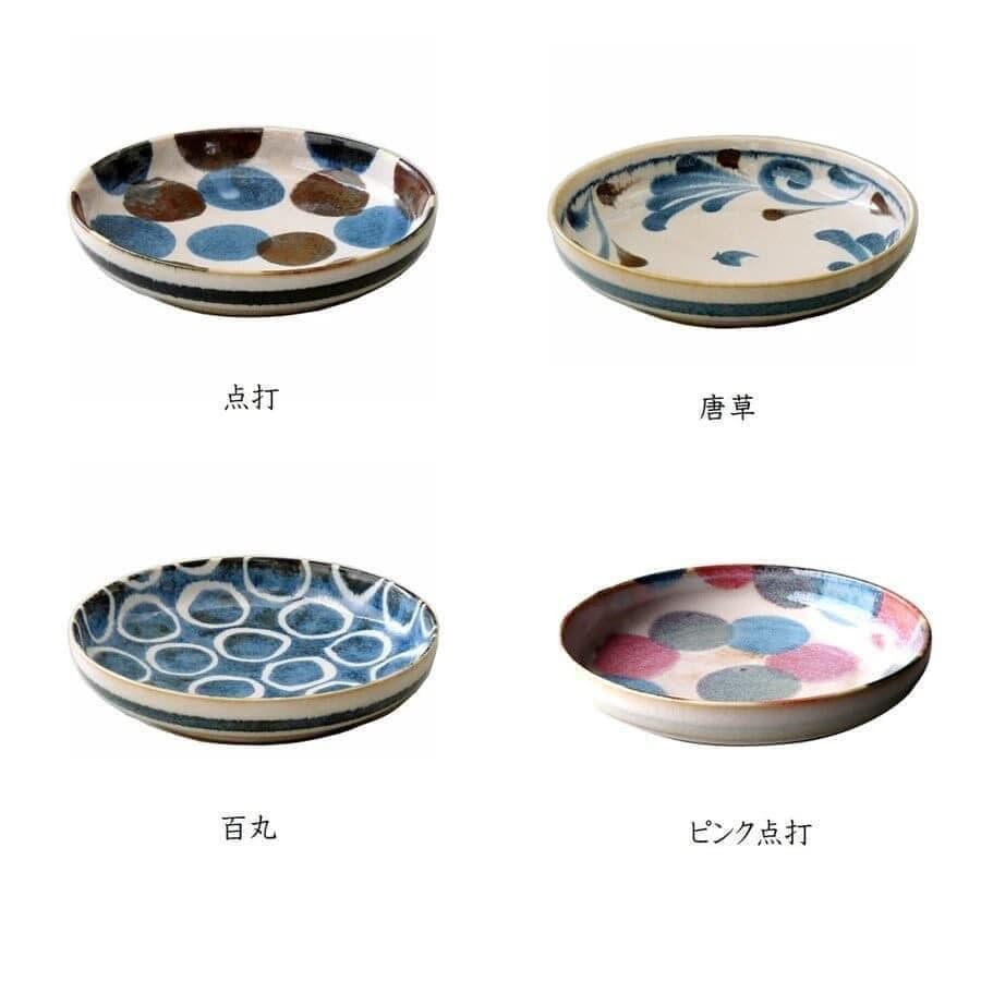日本餐具Brush Blue瓷器-筆青日本製-餐具義大利麵盤 美濃燒日本瓷器餐具 (2)