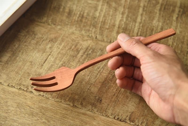 日本桌面餐具【Nature Cutlery】木製餐具  餐叉 桌叉  餐匙 桌匙餐具 (4)