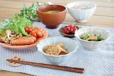 日本製美濃燒瓷器菊形日本小缽餐具 11cm (7)