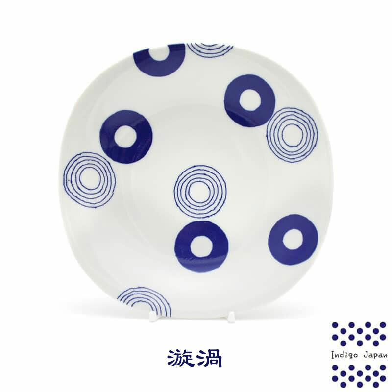 【日本西海陶器】日本製美濃燒日本盤輕量四方盤-日本瓷器多用盤組21.5cm-(4)