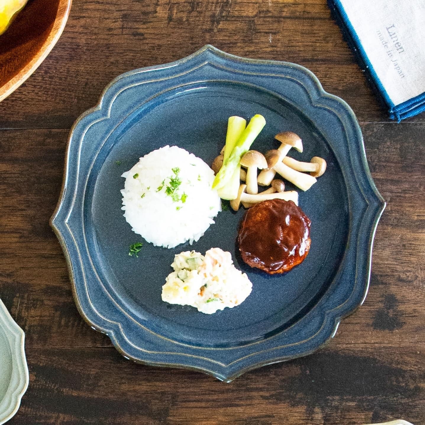 日本餐具【K-ai】Vanves日本製瓷盤餐盤 圓盤子 美濃燒23cm 日本製餐具 (4)