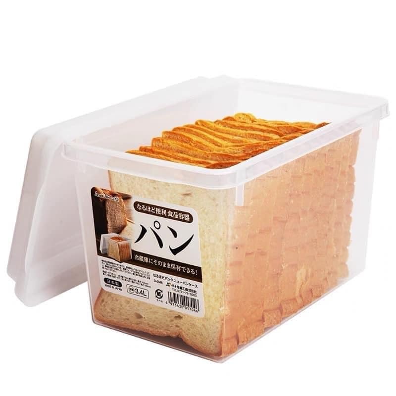 日本製精工吐司五穀雜糧儲存盒食器3.4L日本餐具