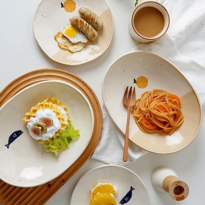 日本製Minori 果實系列小盤餐具馬克杯320ml日本餐盤餐具 (8)