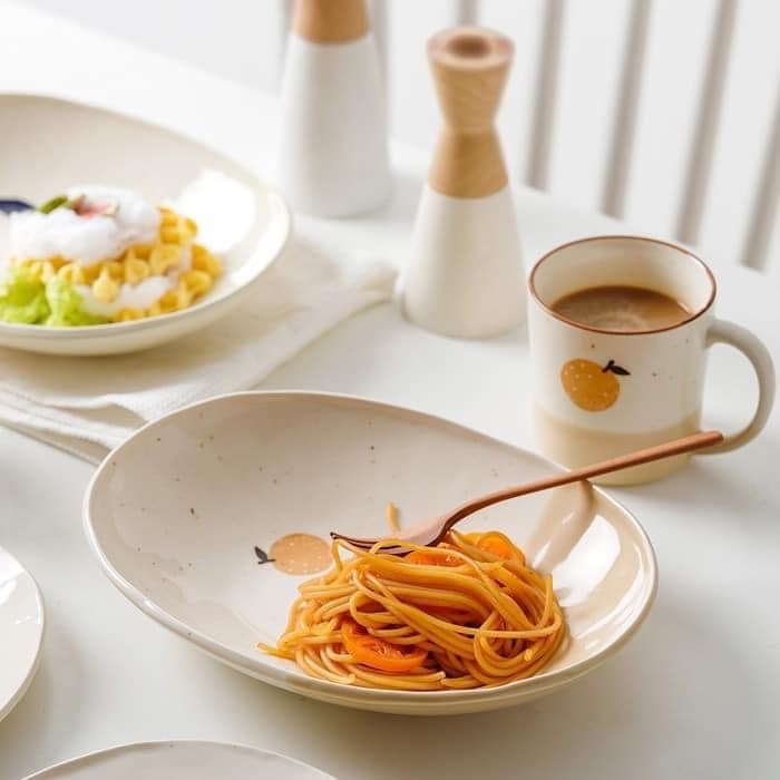 日本製Minori 果實系列小盤餐具馬克杯320ml日本餐盤餐具 (5)