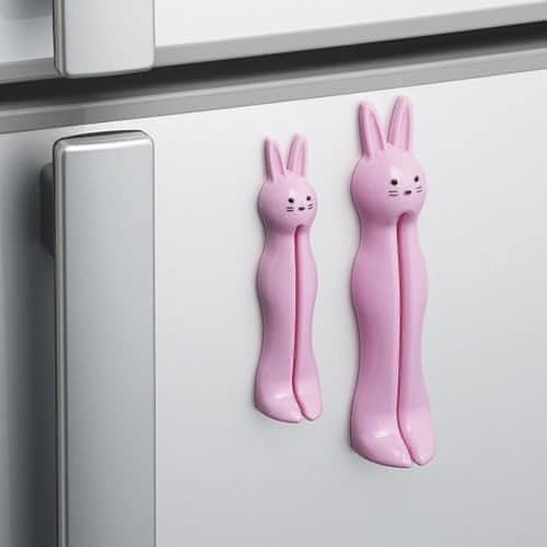 【Tamahashi】兔子造型擠管器 附磁鐵 1組2入（粉紅色） (2)