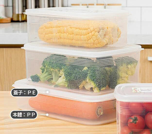 日本製NAKAYA長形透明收納食物保鮮盒(2入）1000ML日本食器--2600ML食器--3000ML餐具11