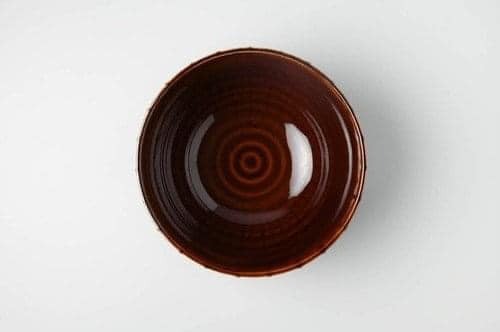 日本製 深條紋Itchkin 蓋飯碗16cm 白色餐具藍瓷器咖啡丼飯碗黑日本食器 (3)