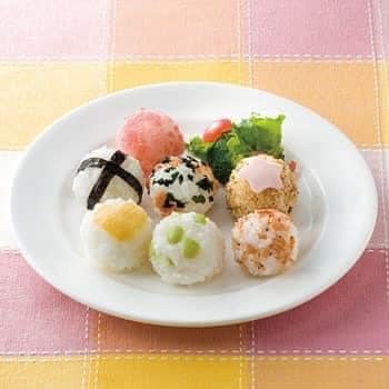日本製7連圓球日本食器飯糰模型日本餐具 (8)
