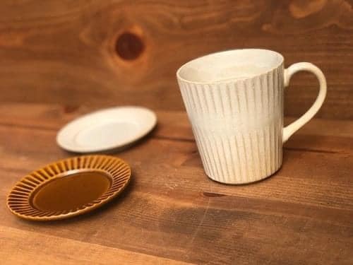 王球餐具日本製 菊花形咖啡杯  歐蕾杯 300ml (7)