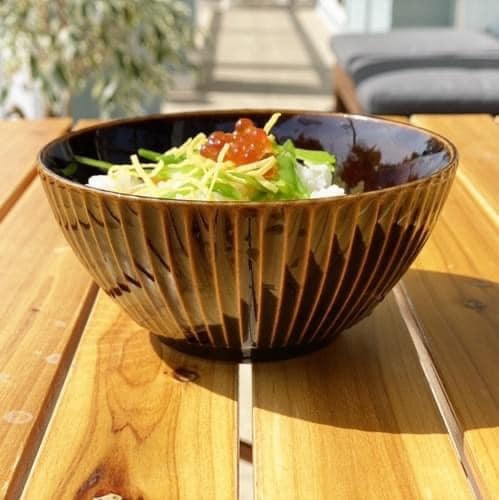 王球餐具日本瓷器美濃燒日本食器花蝴蝶扇日本製飯碗11.6cm (2)