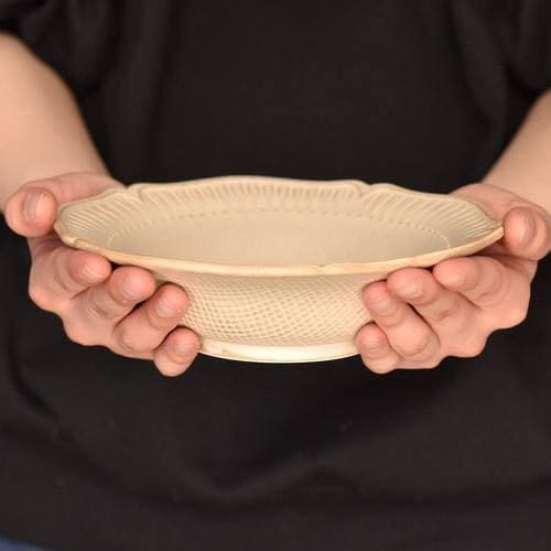 王球餐具日本瓷器美濃燒日本製Nunome Rinka中碗17.3cm日本食器 (3)