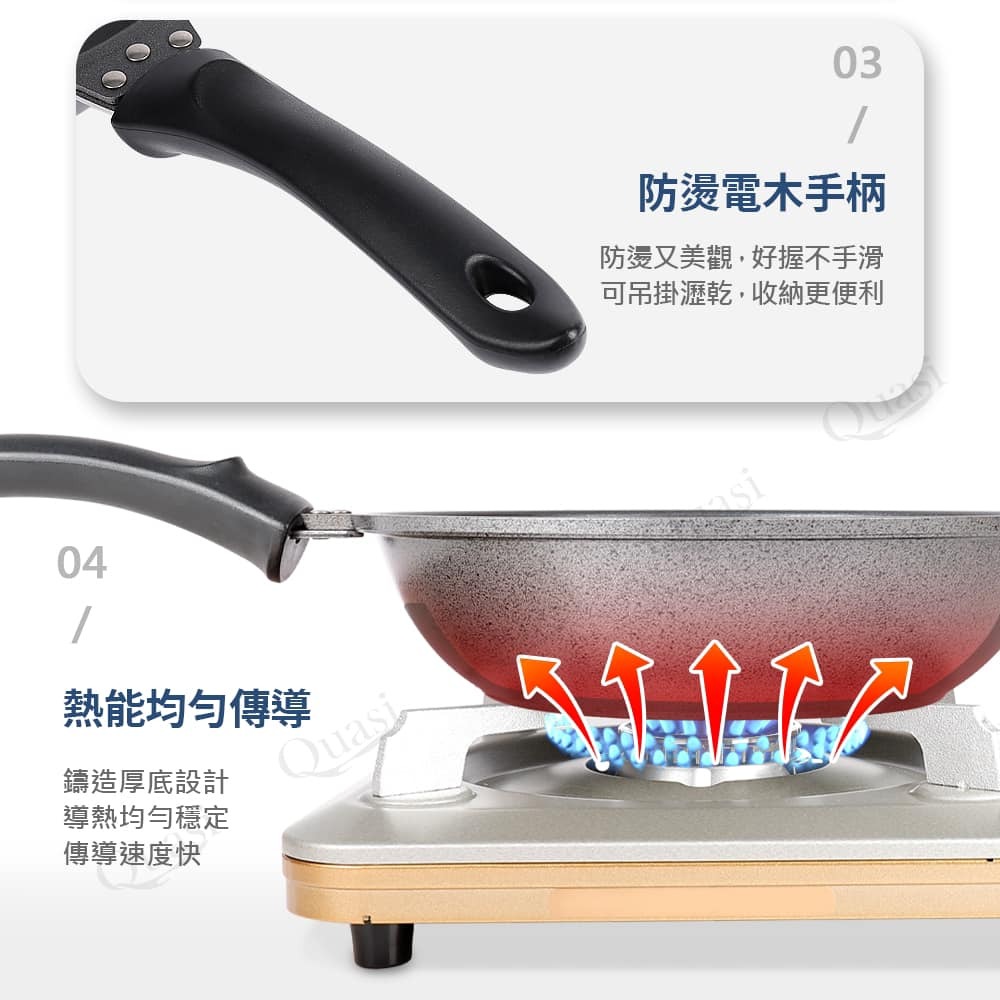 王球餐具台灣製歐米洛鑄造系列不沾鍋 (9)