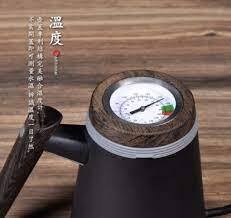 王球餐具河野流 雞翅木 304不鏽鋼感溫手沖壺 600ml台灣咖啡器具 (4)