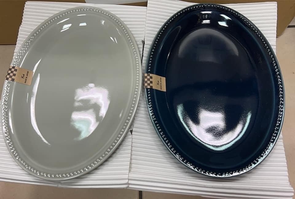 王球餐具日本製【Pasto】橢圓餐盤 美濃燒日本瓷盤 24cm (8)