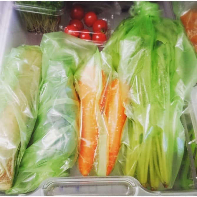 王球餐具日本製 愛菜果蔬果用保鮮袋  M  L (2)