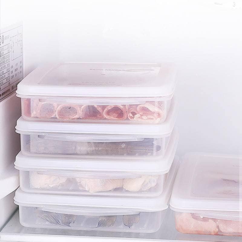 日本製 SANADA 冷凍庫肉品保鮮盒 2入王球餐具 (8)