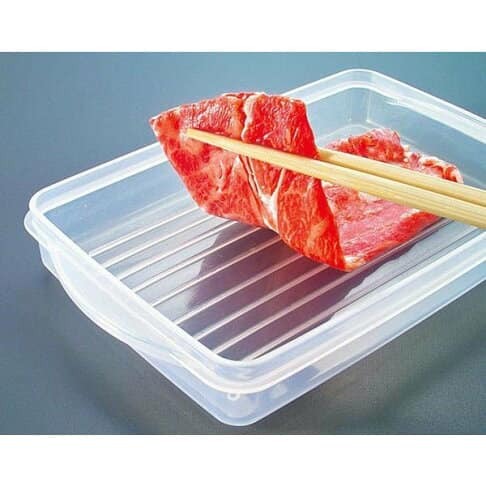 日本製 SANADA 冷凍庫肉品保鮮盒 2入王球餐具 (10)