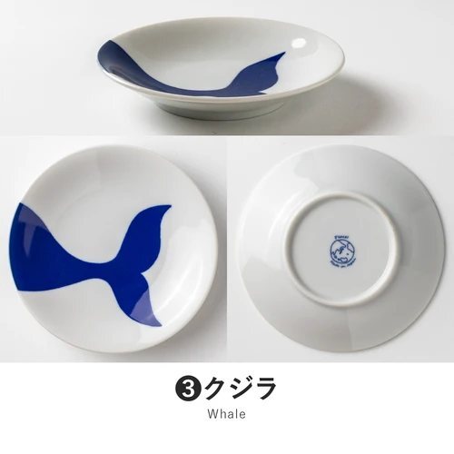 日本製瓷盤餐盤美濃燒迷你魚缸盤4入組王球餐具 (2)