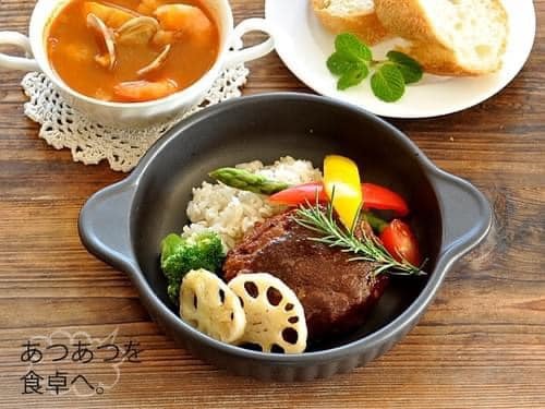 王球餐具日本製美濃燒瓷器橢圓型烤盤餐具