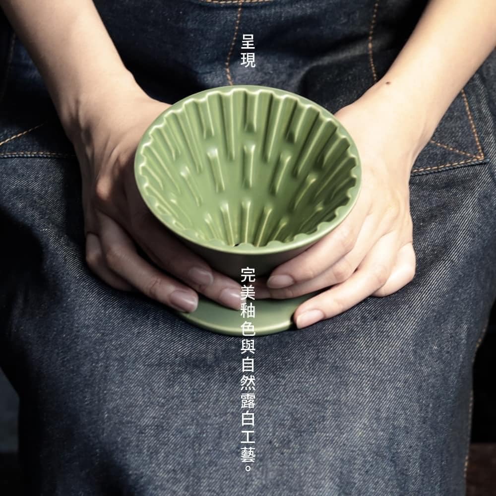 台灣製造Driver 竹節陶瓷濾杯 1-3cup王球餐具 (6)