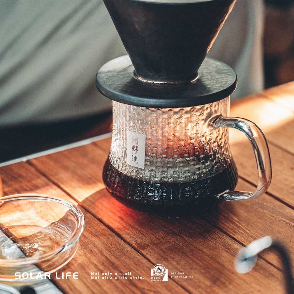 台灣製造 河野流 靜岡玻璃壺 420ml 咖啡壼 茶壼